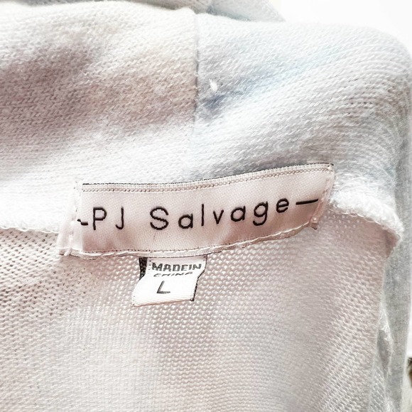 PJ Salvage Bride wedding robe tie dye rainbow bachelorette belted size Large - Picture 3 of 9